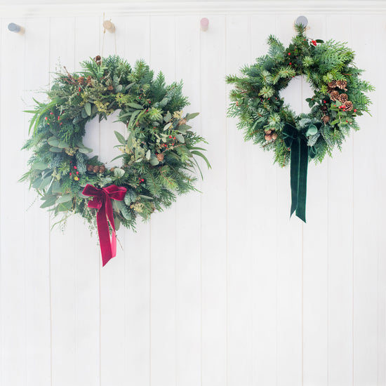 Traditional Fresh Christmas Wreath