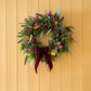 Fresh Pink Christmas Wreath