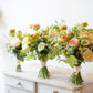 Blush tones Flower Girl Posy