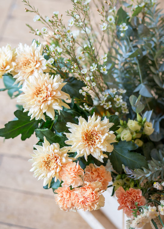 Blush tones Mixed Bucket of loose stems