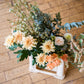 Blush tones Mixed Bucket of loose stems