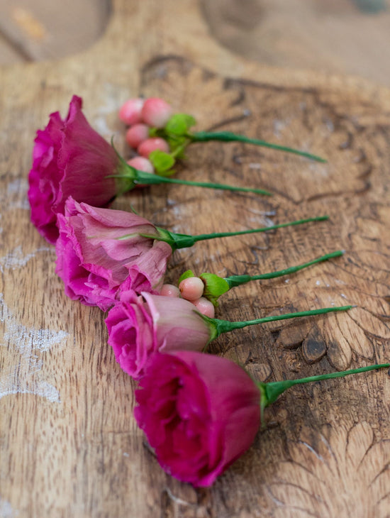 Rich Tones Hair Flowers