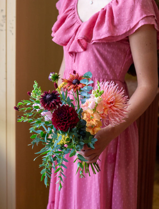 Rich Tones Flower Girl Posy