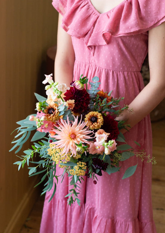 Rich Tones Bridesmaid Bouquet