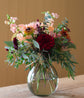 Rich Tones Short Round Vase Arrangement- medium