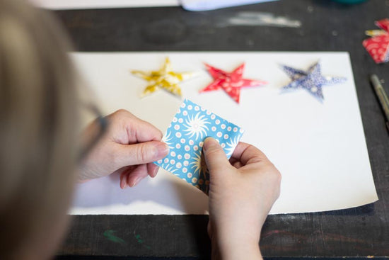 Paper Star Making Sunday 15th October 2023 11am - 1pm