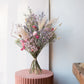 Pink and Lilac Dried Bouquet