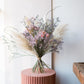 Pink and Lilac Dried Bouquet