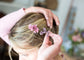 Soft pastel fresh Hair Flowers