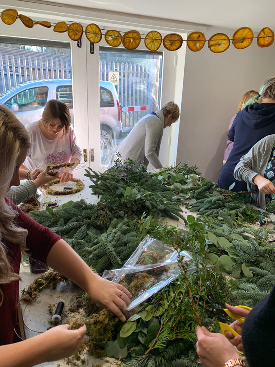 Christmas Wreath Making Workshop Sunday 14th December 2025 1.30pm - 3.30pm @ JESMOND STORE